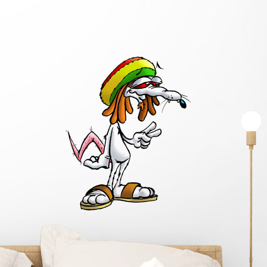 Rat Rasta 01 Wall Decal