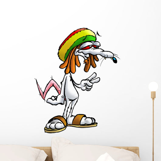 Rat Rasta 01 Wall Decal