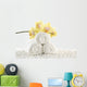 Orchids White Spa Towels Wall Decal