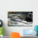 Wild River and Rocks Wall Decal