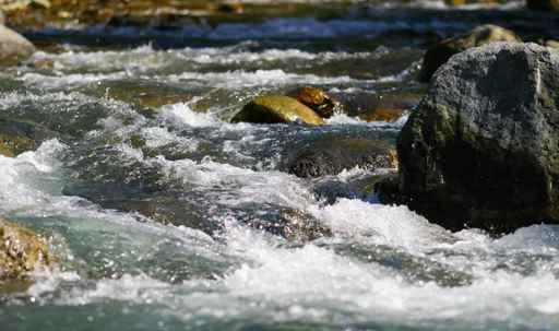 Wild River and Rocks Wall Decal
