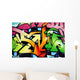 Classic Text Graffiti Wall Decal
