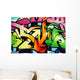 Classic Text Graffiti Wall Decal