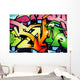 Classic Text Graffiti Wall Decal
