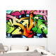 Classic Text Graffiti Wall Decal