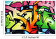Classic Text Graffiti Wall Decal