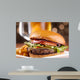Gourmet Cheeseburger with Mug Wall Decal Design 1