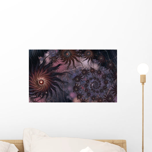 Fantastic Dark Purple and Wall Decal