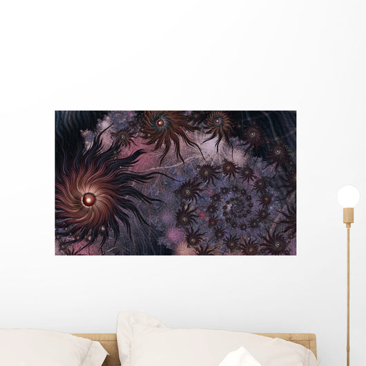 Fantastic Dark Purple and Wall Decal