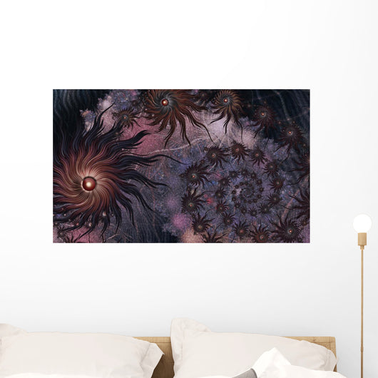 Fantastic Dark Purple and Wall Decal