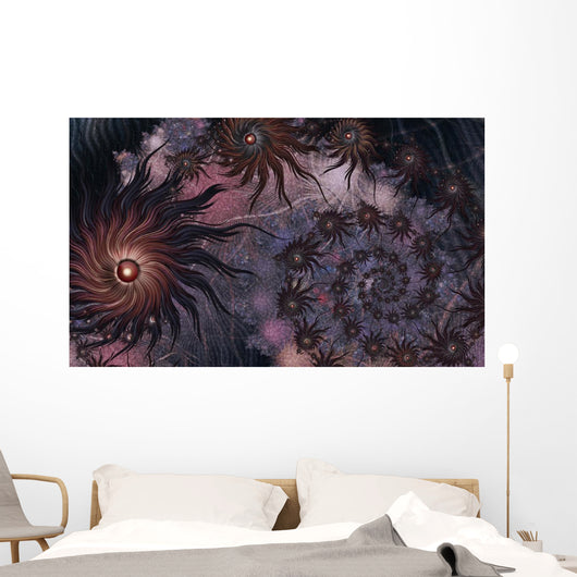 Fantastic Dark Purple and Wall Decal