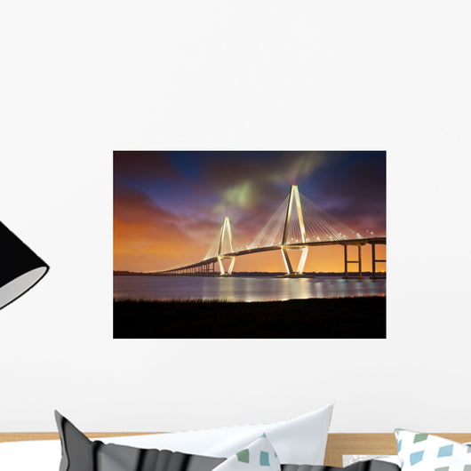 Cooper River Suspension Bridge Wall Decal