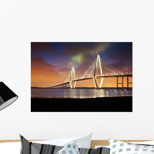 Cooper River Suspension Bridge Wall Decal