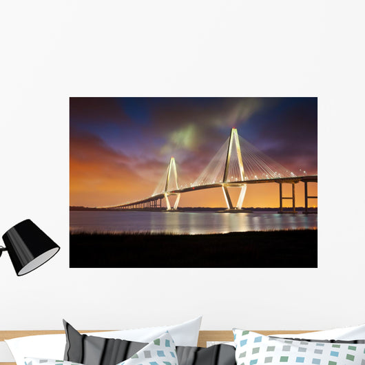 Cooper River Suspension Bridge Wall Decal