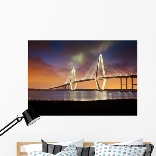 Cooper River Suspension Bridge Wall Decal