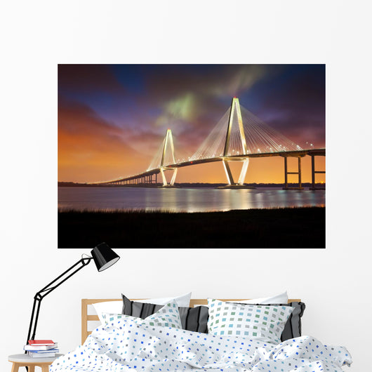 Cooper River Suspension Bridge Wall Decal