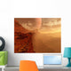 Red Planet Landscape Wall Decal