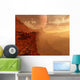 Red Planet Landscape Wall Decal