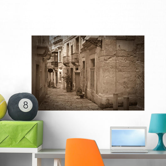 Retro Photo Old Narrow Wall Decal