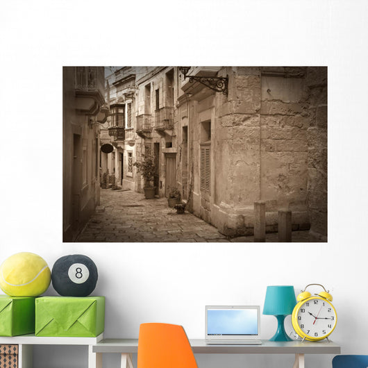 Retro Photo Old Narrow Wall Decal