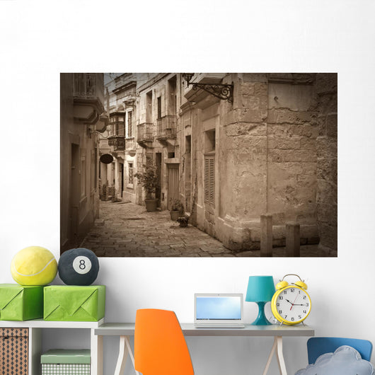 Retro Photo Old Narrow Wall Decal