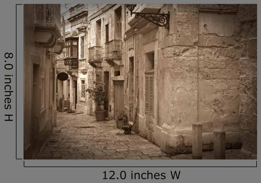 Retro Photo Old Narrow Wall Decal