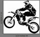 Motocross Jumper Wall Decal