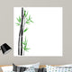 Black Bamboo and Green Wall Decal