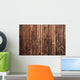 Wood and Floral Element Wall Decal