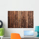 Wood and Floral Element Wall Decal