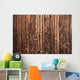 Wood and Floral Element Wall Decal