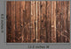 Wood and Floral Element Wall Decal