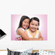 Two Asian Young Sisters Wall Decal