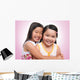 Two Asian Young Sisters Wall Decal