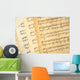 Genuine Old Music Sheets Wall Decal