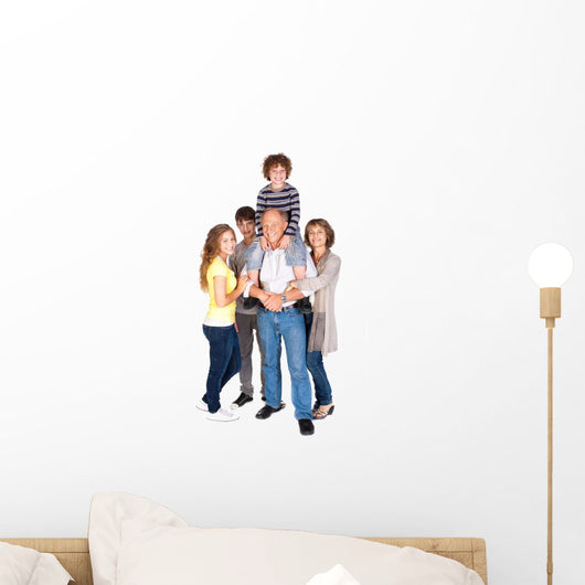 Joyful Family Five Wall Decal