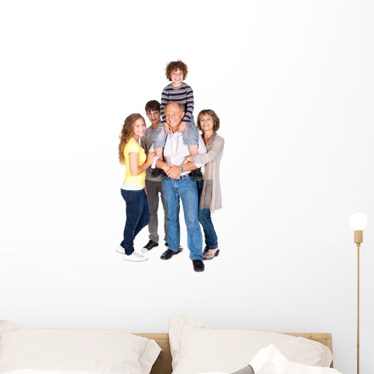 Joyful Family Five Wall Decal
