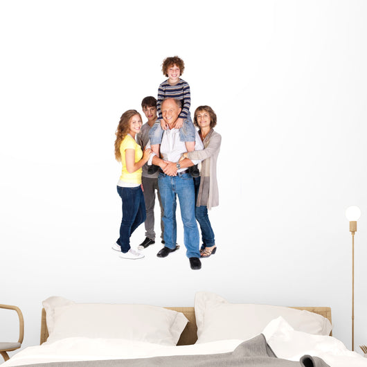 Joyful Family Five Wall Decal