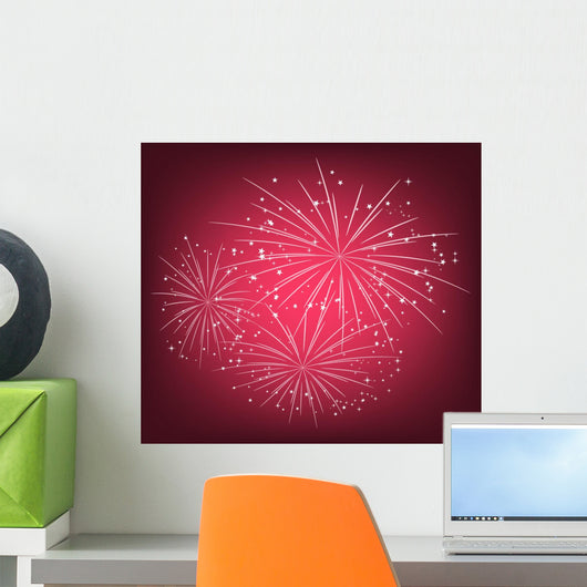 Starry Firework Wall Decal