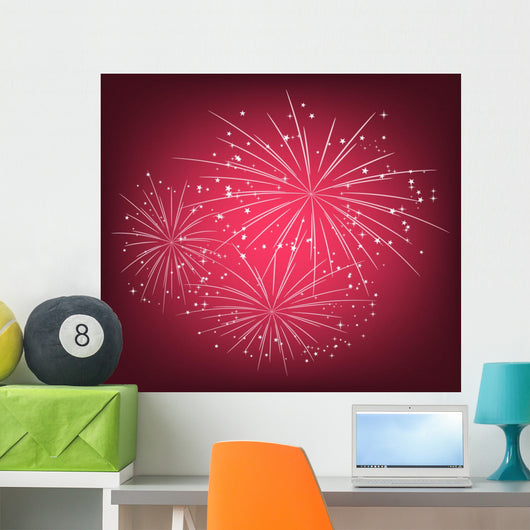 Starry Firework Wall Decal