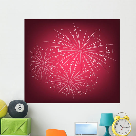 Starry Firework Wall Decal
