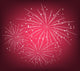 Starry Firework Wall Decal
