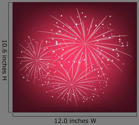 Starry Firework Wall Decal