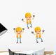 Cartoon Construction Builders Wall Stickers Wall Decal