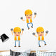 Cartoon Construction Builders Wall Stickers Wall Decal