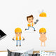 Builder Cartoon Construction Wall Stickers Wall Decal