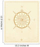 Compass Wind Rose Wall Decal