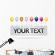 Your Text Party Card Wall Decal