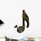 Metal Steampunk Music Note Wall Decal