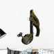 Metal Steampunk Music Note Wall Decal
